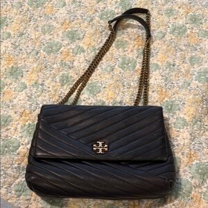 Tory Burch Black Quilted Shoulder Bag